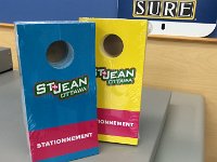 Rear view mirror hangers  Great for event parking, dealership advertising etc